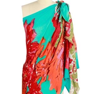 Abstract Floral Scarf/ Wrap